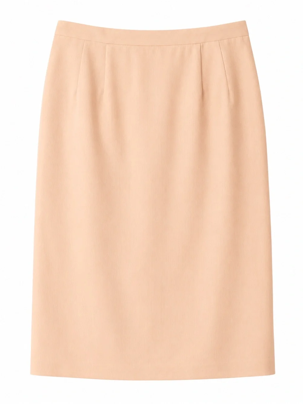 Le Suit Peach Short-Sleeve Pencil Skirt Suit